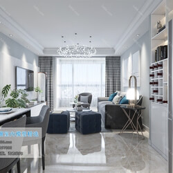 3D66 2019 Living room Modern style A144 