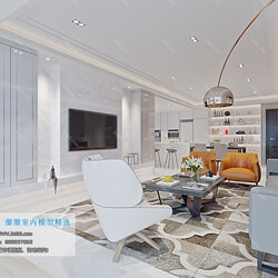 3D66 2019 Living room Modern style A147 