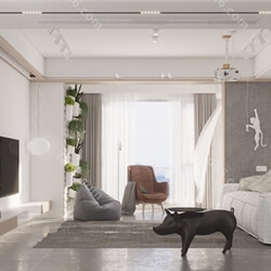 3D66 2019 Living room Modern style A152 