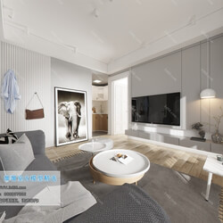 3D66 2019 Living room Modern style A158 