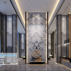 3D66 2019 Lobby Reception Chinese style C001 