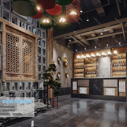 3D66 2019 Lobby Reception Chinese style C002 