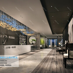3D66 2019 Lobby Reception Chinese style C006 