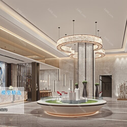 3D66 2019 Lobby Reception Chinese style C010 