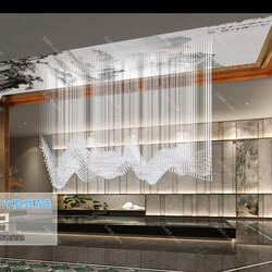 3D66 2019 Lobby Reception Chinese style C015 