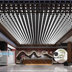 3D66 2019 Lobby Reception Chinese style C016 