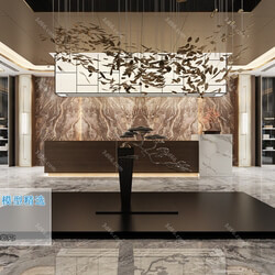 3D66 2019 Lobby Reception Chinese style C021 