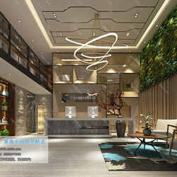 3D66 2019 Lobby Reception Chinese style C024 