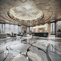 3D66 2019 Lobby Reception European style D002 
