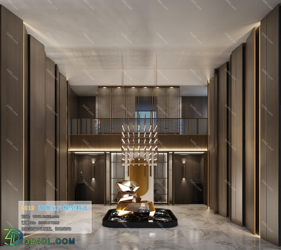 3D66 2019 Lobby Reception Modern style A002