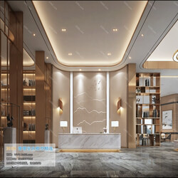 3D66 2019 Lobby Reception Modern style A008 