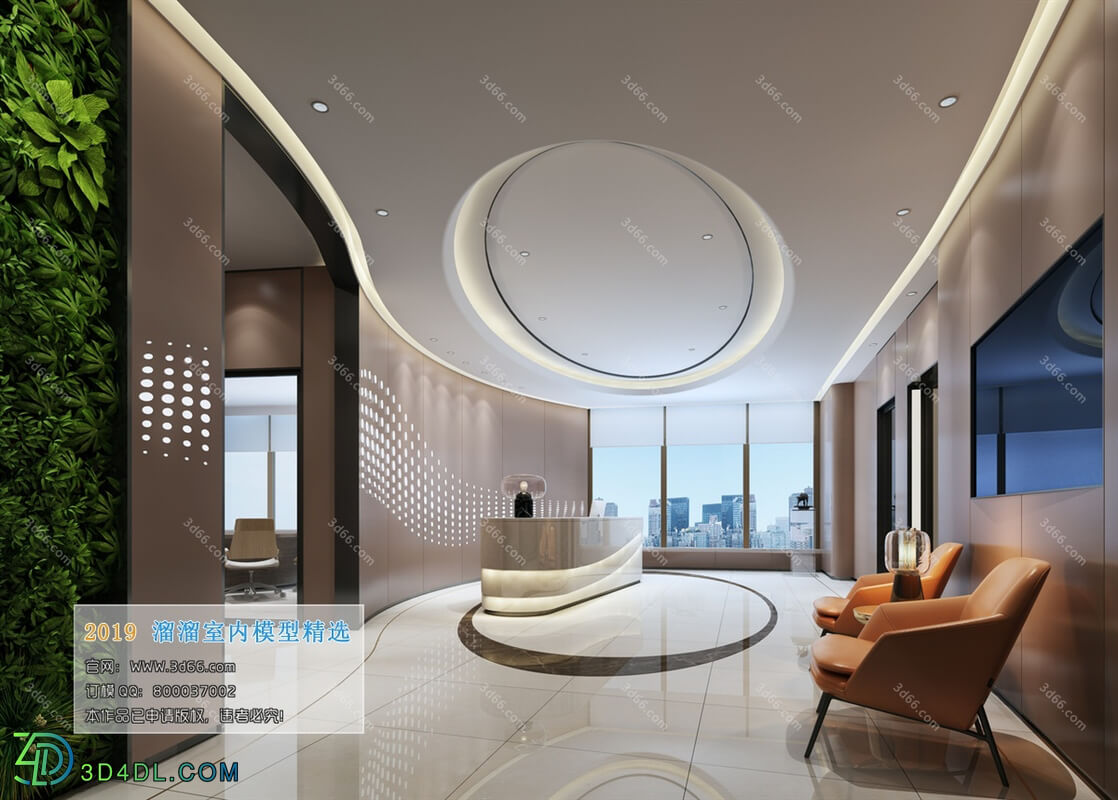 3D66 2019 Lobby Reception Modern style A017