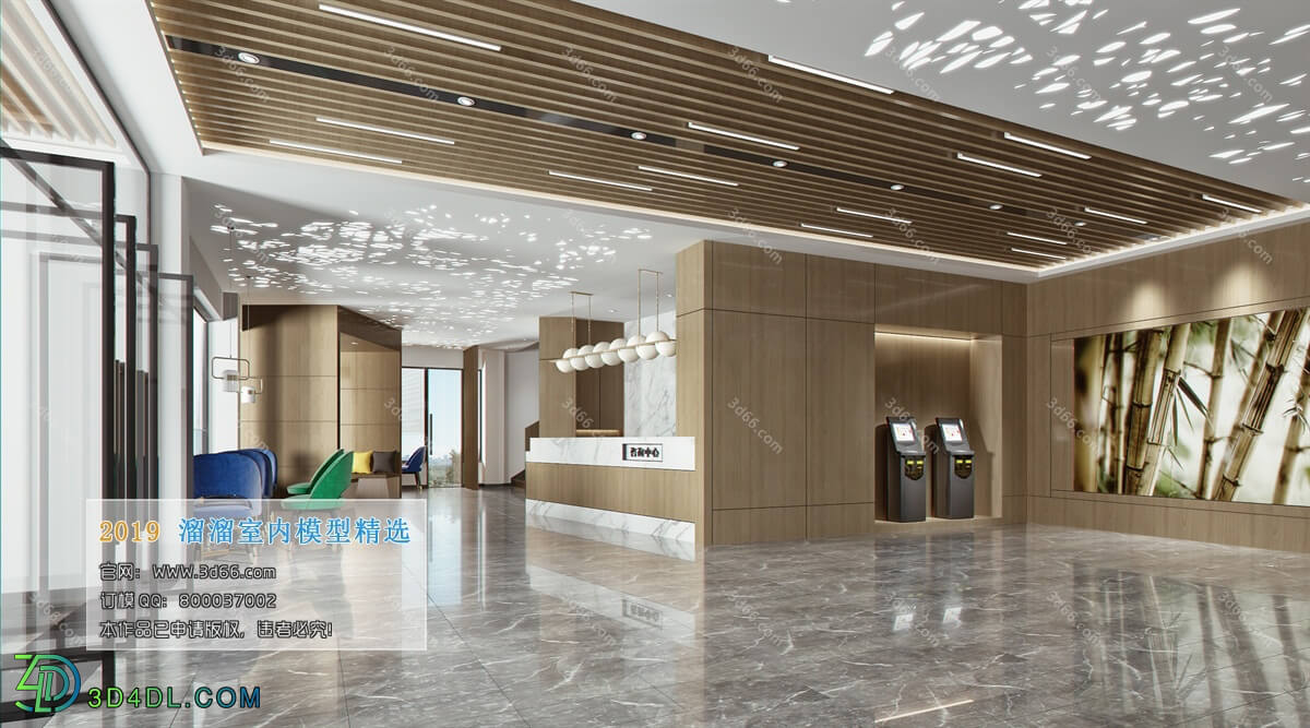 3D66 2019 Lobby Reception Modern style A023