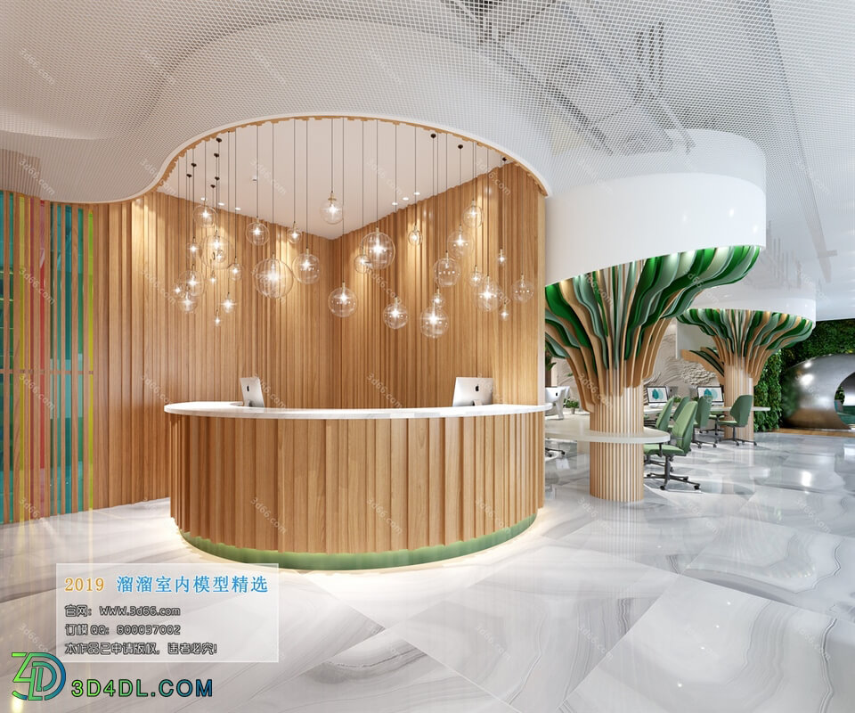 3D66 2019 Lobby Reception Modern style A027