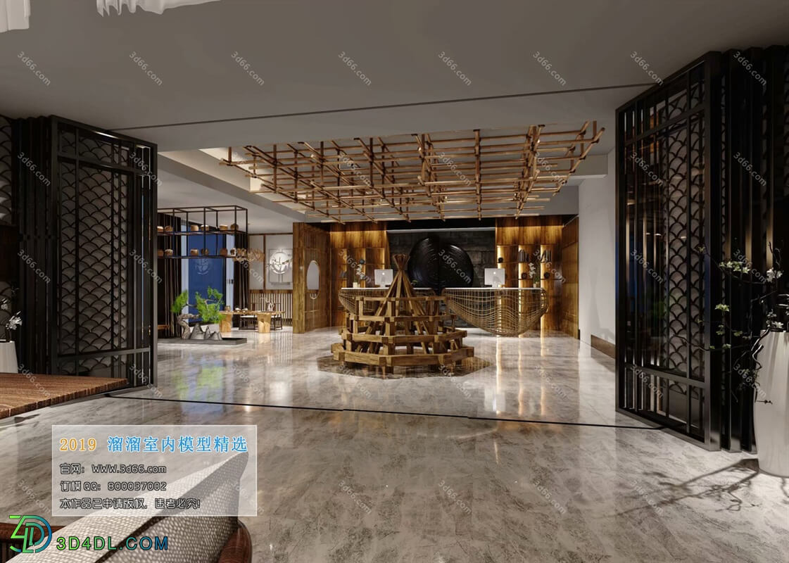 3D66 2019 Lobby Reception Modern style A031