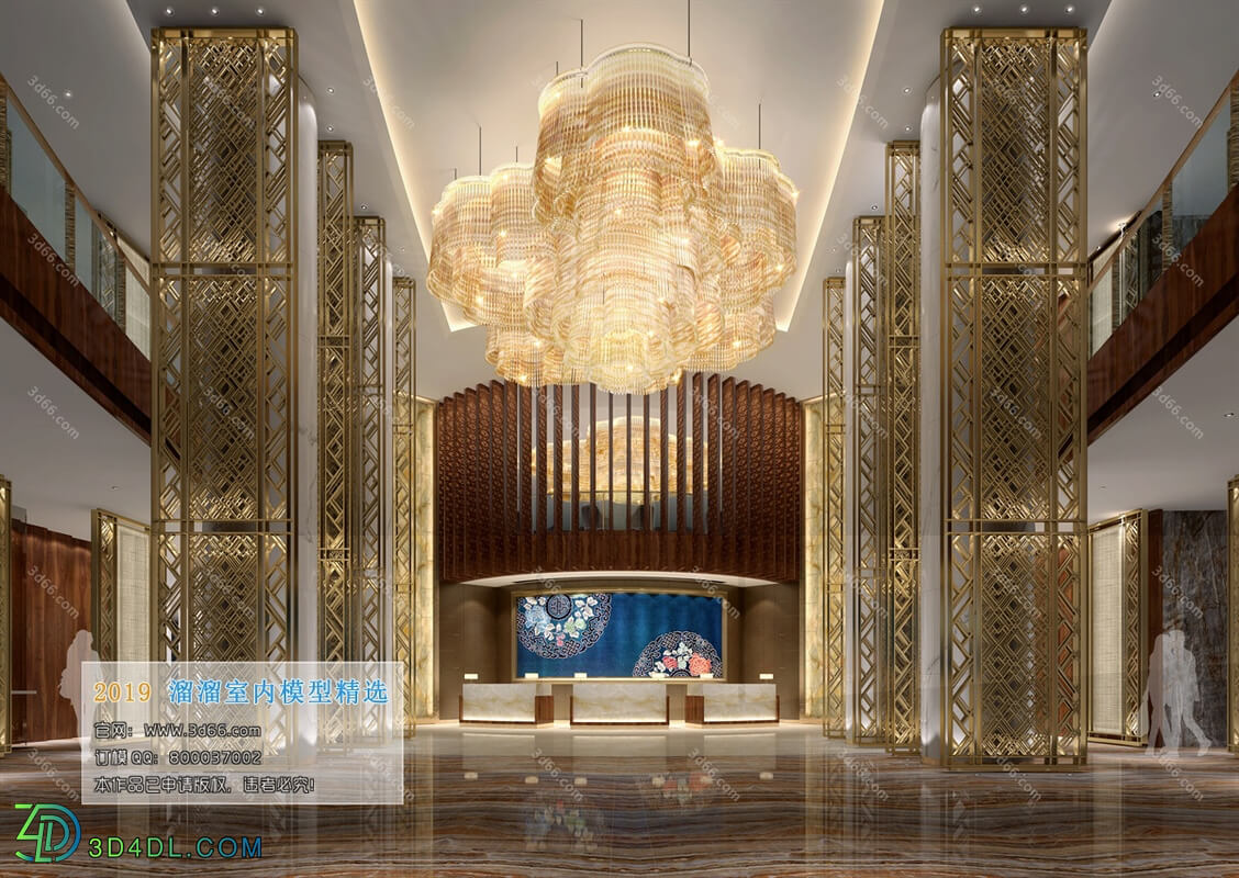 3D66 2019 Lobby Reception Postmodern style B002