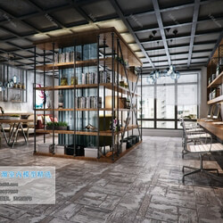3D66 2019 Office Meeting Reception.Room Industrial style H002 