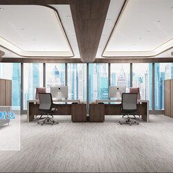 3D66 2019 Office Meeting Reception.Room Modern style A001 