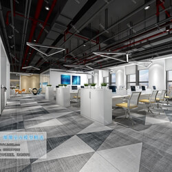 3D66 2019 Office Meeting Reception.Room Modern style A004 