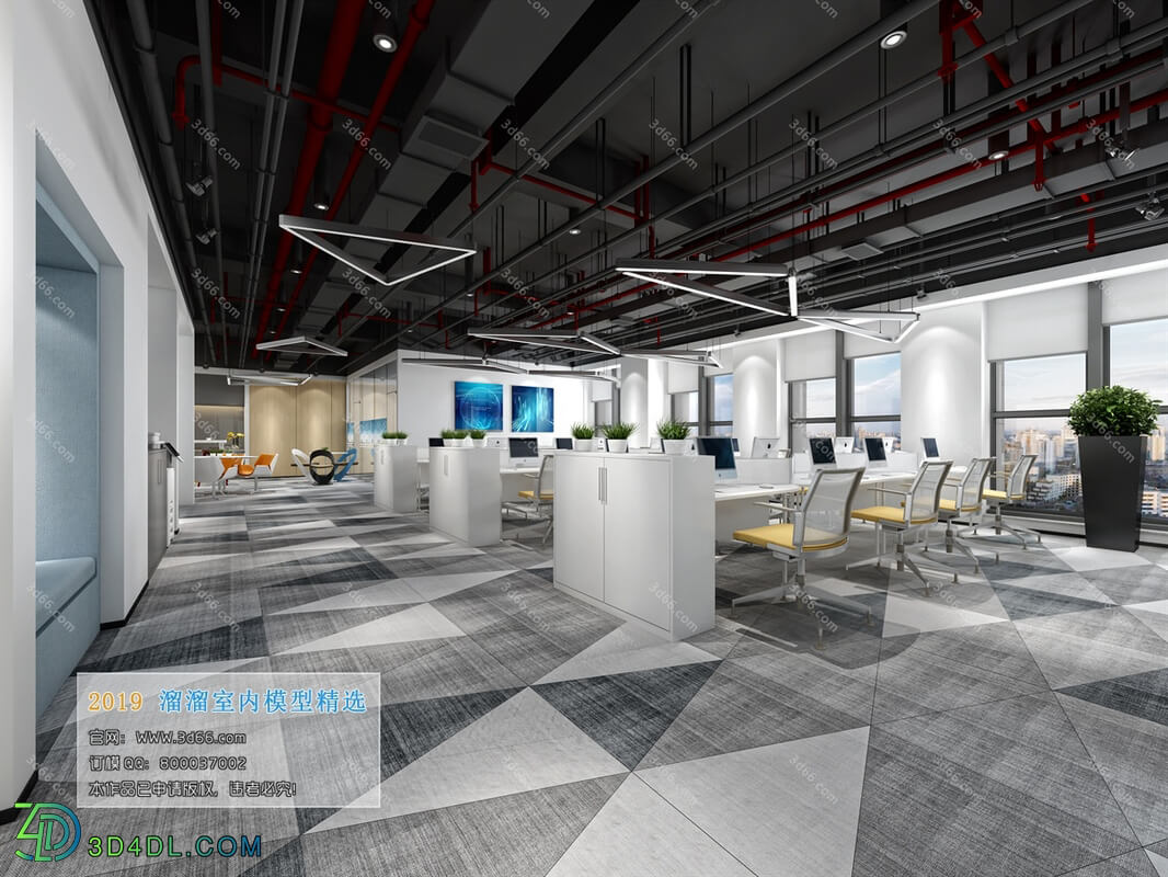 3D66 2019 Office Meeting Reception.Room Modern style A004