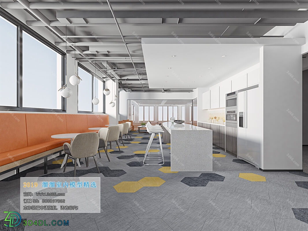 3D66 2019 Office Meeting Reception.Room Modern style A005