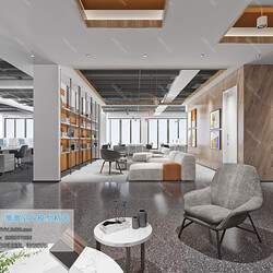 3D66 2019 Office Meeting Reception.Room Modern style A006 