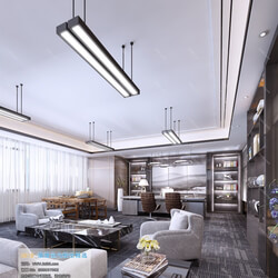 3D66 2019 Office Meeting Reception.Room Modern style A008 
