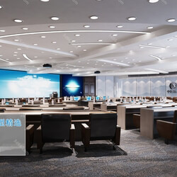 3D66 2019 Office Meeting Reception.Room Modern style A009 