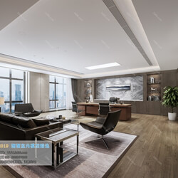 3D66 2019 Office Meeting Reception.Room Modern style A010 