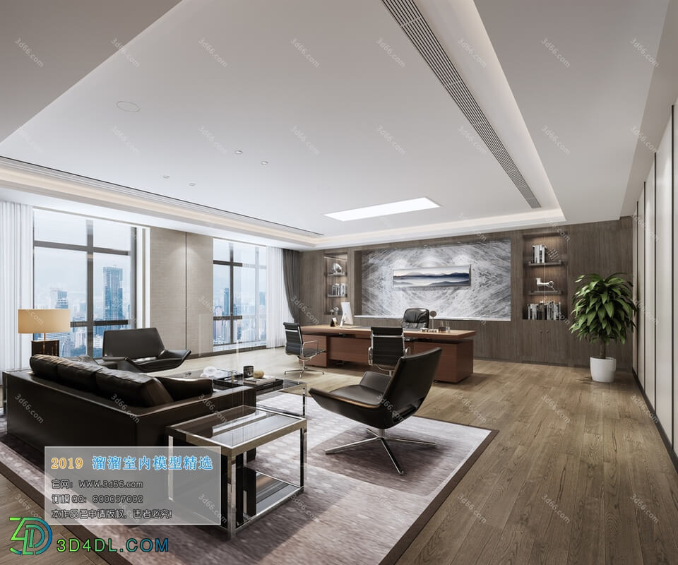 3D66 2019 Office Meeting Reception.Room Modern style A010