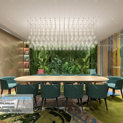 3D66 2019 Office Meeting Reception.Room Modern style A012 