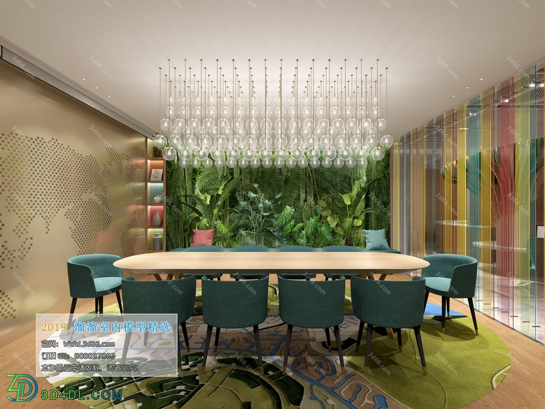 3D66 2019 Office Meeting Reception.Room Modern style A012