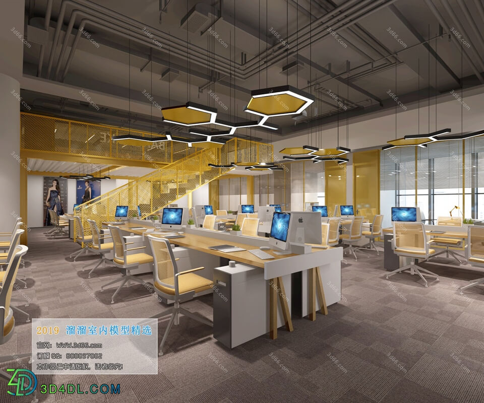 3D66 2019 Office Meeting Reception.Room Modern style A013