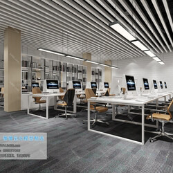 3D66 2019 Office Meeting Reception.Room Modern style A015 