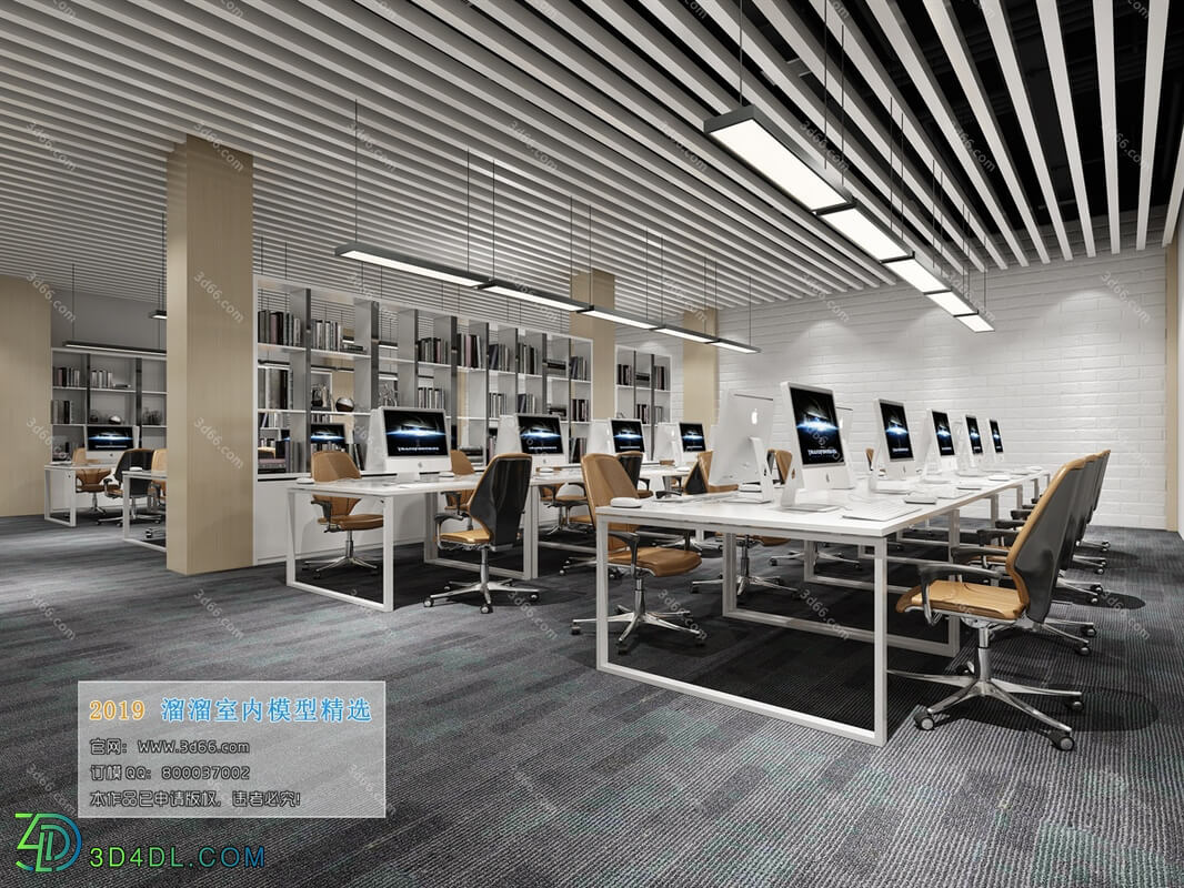 3D66 2019 Office Meeting Reception.Room Modern style A015