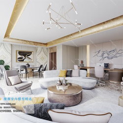 3D66 2019 Office Meeting Reception.Room Modern style A017 