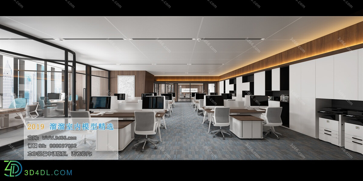 3D66 2019 Office Meeting Reception.Room Modern style A018