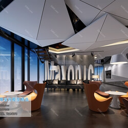 3D66 2019 Office Meeting Reception.Room Modern style A021 