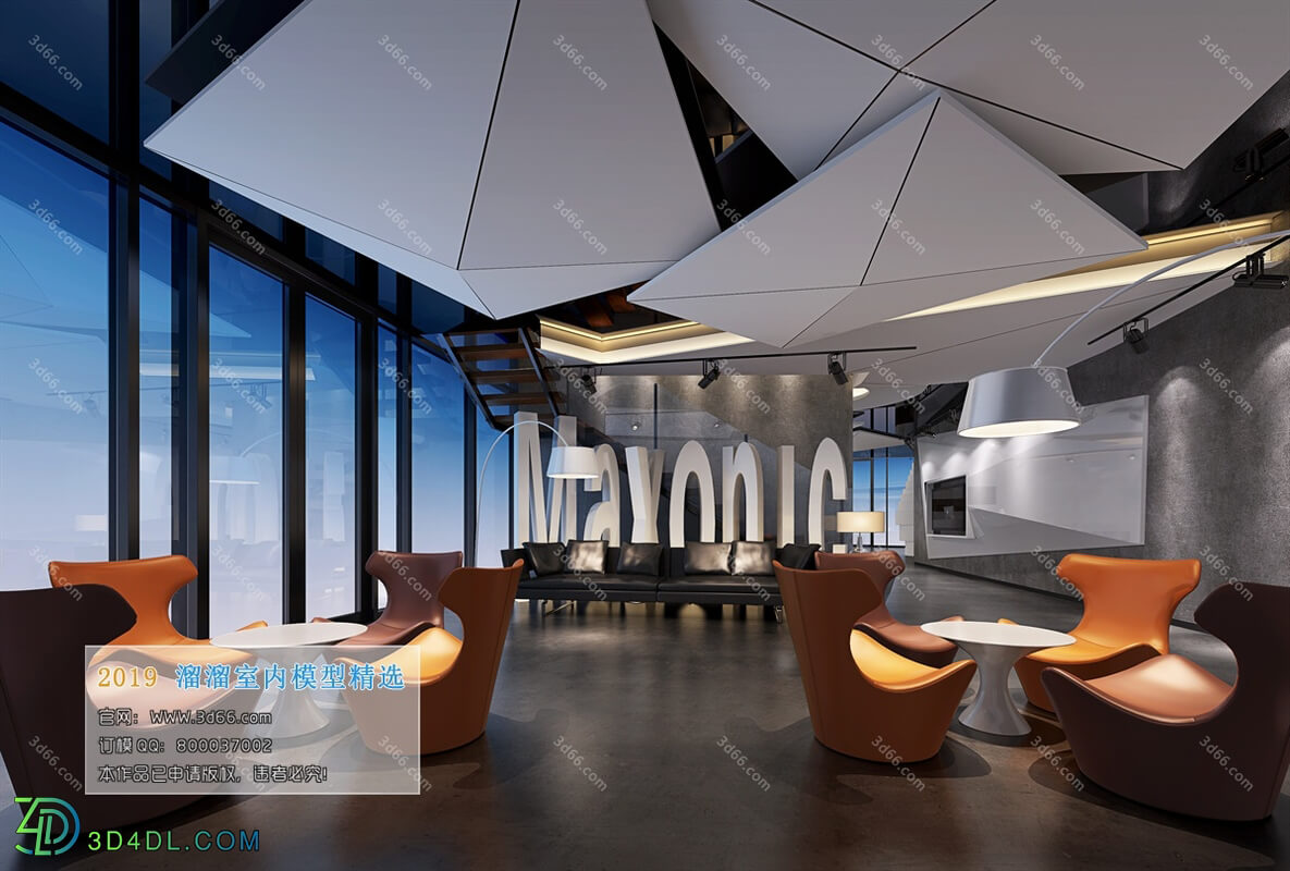 3D66 2019 Office Meeting Reception.Room Modern style A021