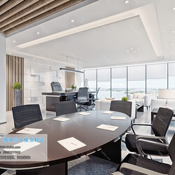 3D66 2019 Office Meeting Reception.Room Modern style A025 