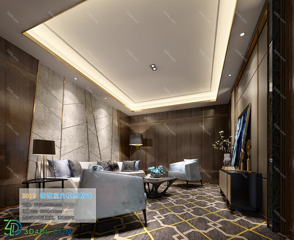 3D66 2019 Office Meeting Reception.Room Modern style A028