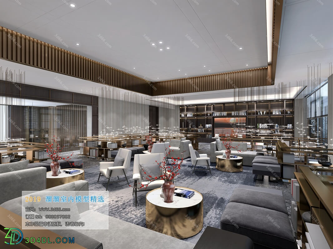 3D66 2019 Office Meeting Reception.Room Modern style A031