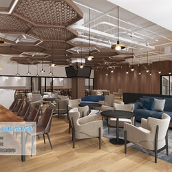 3D66 2019 Office Meeting Reception.Room Modern style A032 