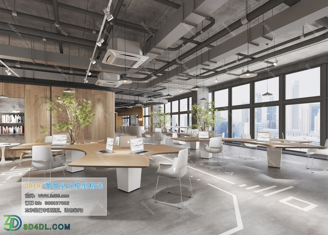 3D66 2019 Office Meeting Reception.Room Modern style A043