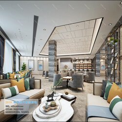 3D66 2019 Office Meeting Reception.Room Modern style A052 