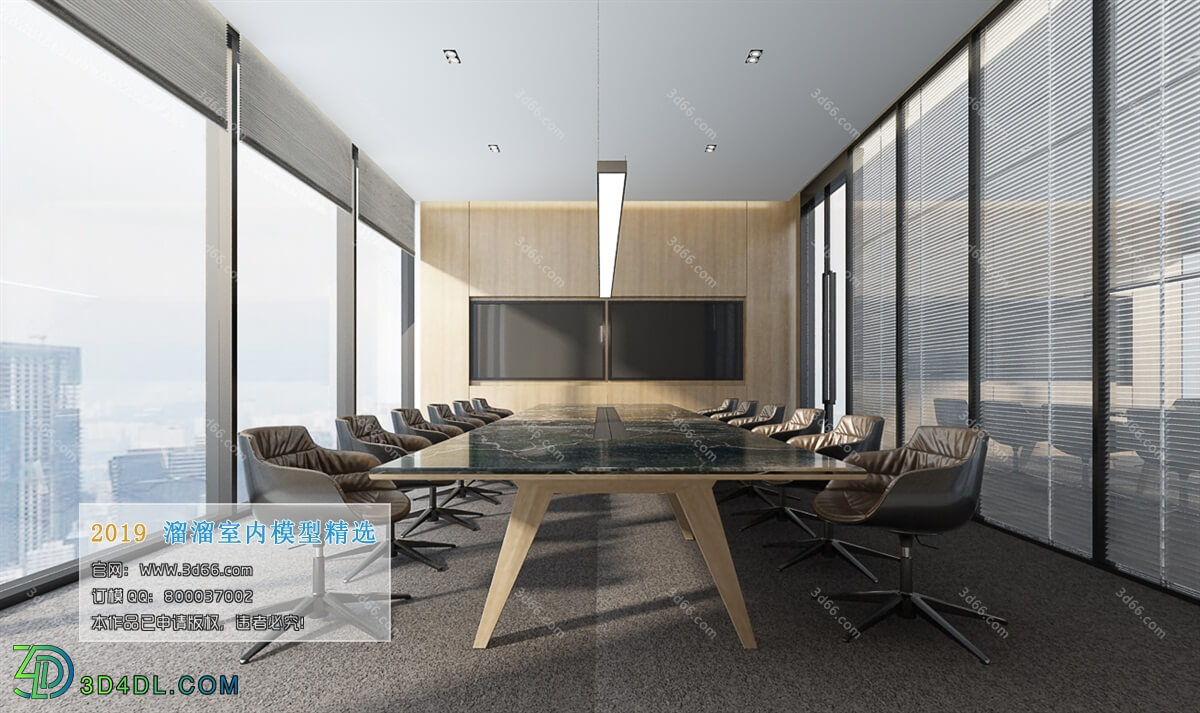 3D66 2019 Office Meeting Reception.Room Modern style A059