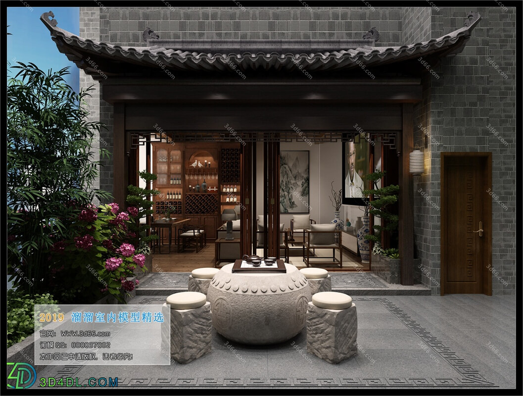 3D66 2019 Other Home Decoration Chinese style C022