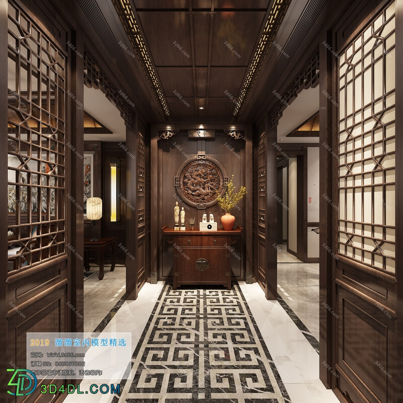 3D66 2019 Other Home Decoration Chinese style C039