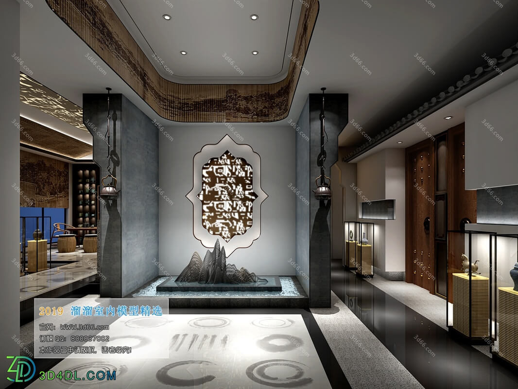 3D66 2019 Other Public Construction Decoration Chinese style C006