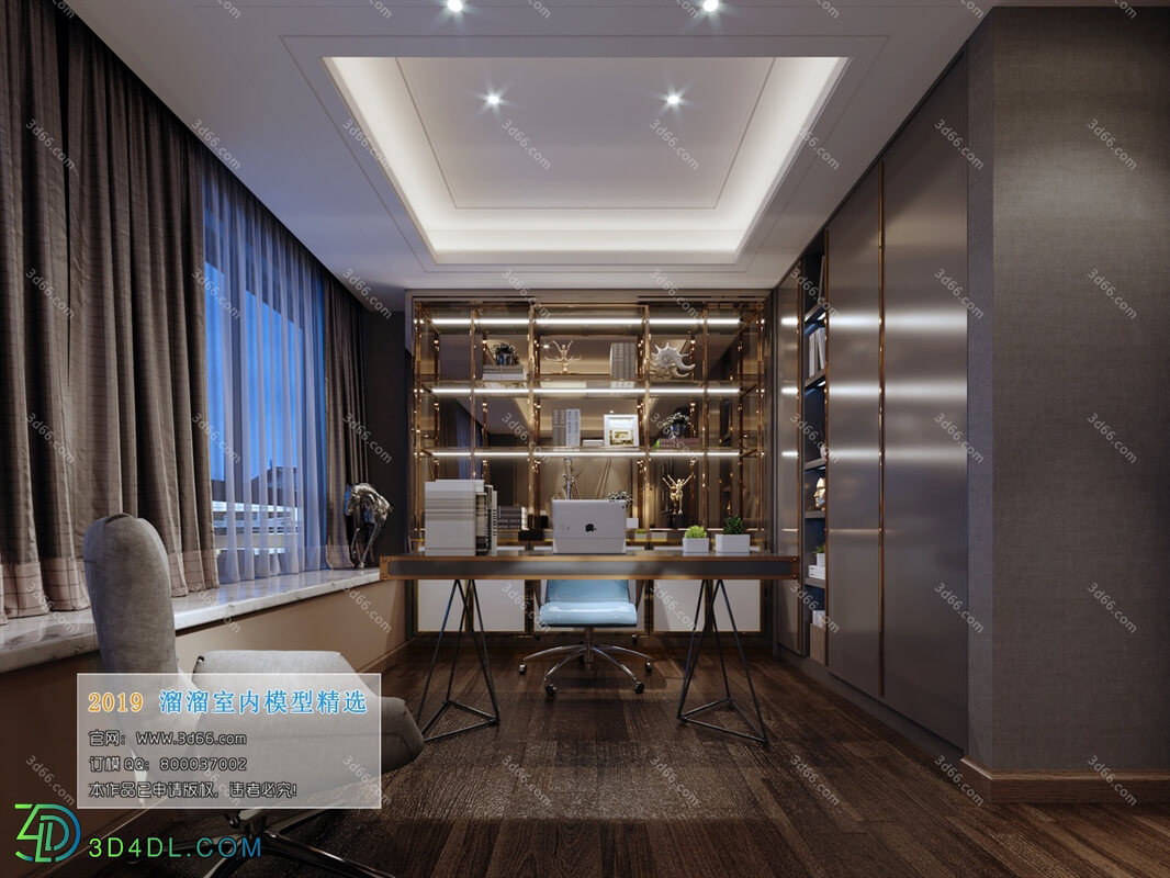 3D66 2019 Study Modern style A007